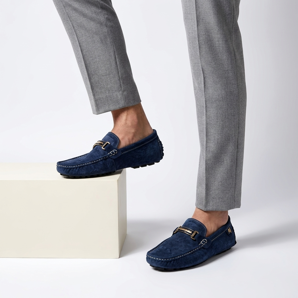 Men's Genuine Leather Loafers | Lightweight Breathable Comfort 1