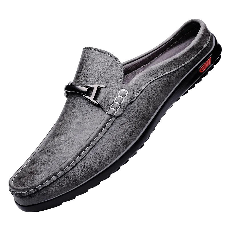 Men's Genuine Leather Loafers | Stylish Hollow Out Summer Driving Shoes