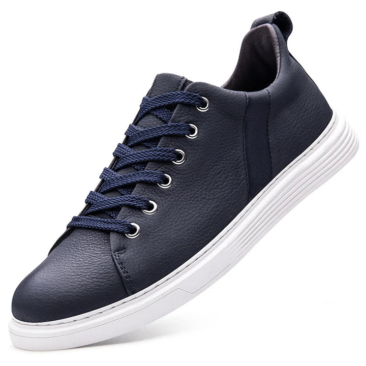 Men's Genuine Leather Low-Top Sneakers | Refined Everyday Comfort 0