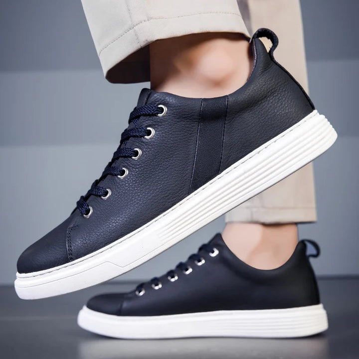 Men's Genuine Leather Low-Top Sneakers | Refined Everyday Comfort 2