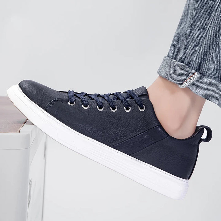 Men's Genuine Leather Low-Top Sneakers | Refined Everyday Comfort 3