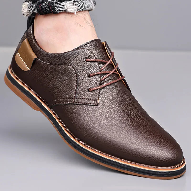 Men's Genuine Leather Orthopedic Sneakers | All-Day Comfort Fit 2