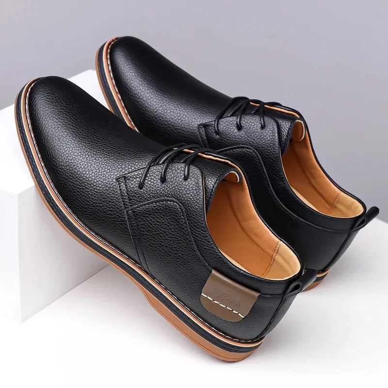 Men's Genuine Leather Orthopedic Sneakers | All-Day Comfort Fit 7