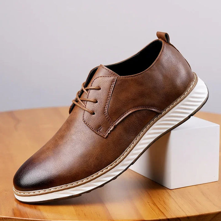 Men's Genuine Leather Orthopedic Sneakers | All-Day Comfort and Support 0