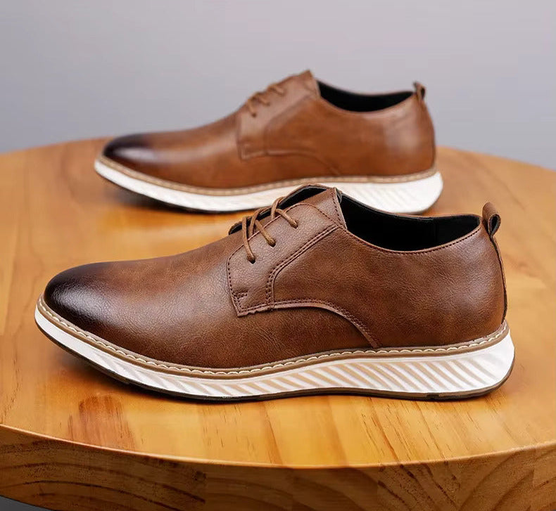 Men's Genuine Leather Orthopedic Sneakers | All-Day Comfort and Support 1