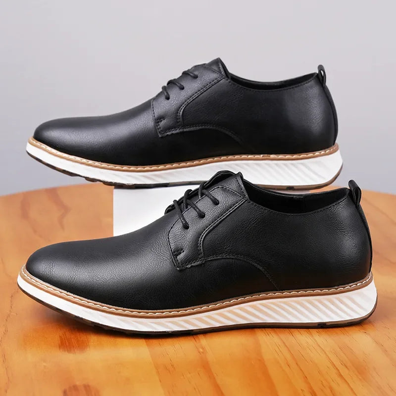 Men's Genuine Leather Orthopedic Sneakers | All-Day Comfort and Support 4