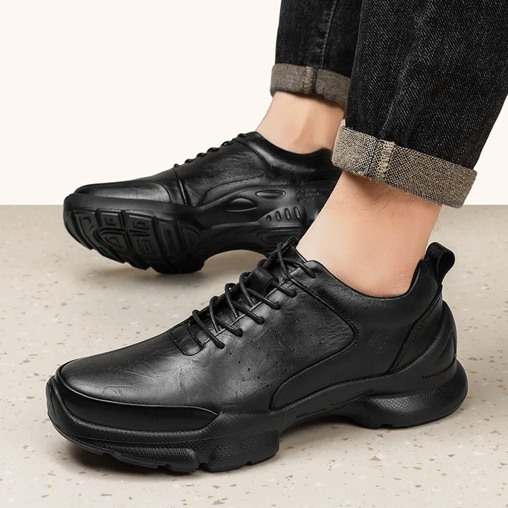 Men's Genuine Leather Oxford Casual Shoes | Stylish Lightweight Comfort Fit 2