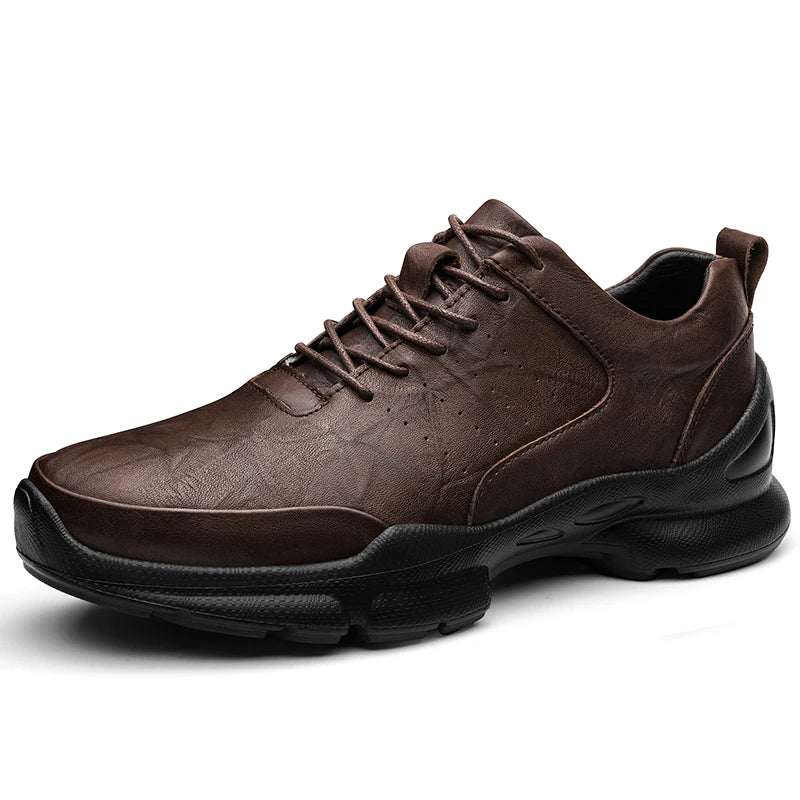Men's Genuine Leather Oxford Casual Shoes | Stylish Lightweight Comfort Fit 6