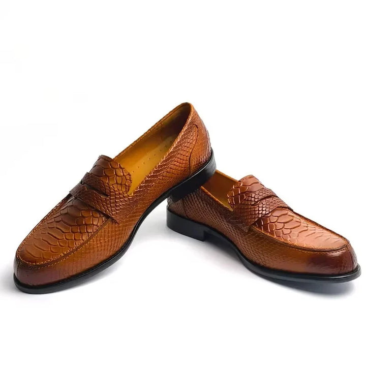 Men's Genuine Leather Penny Loafers | Classic Handcrafted Comfort Style 1
