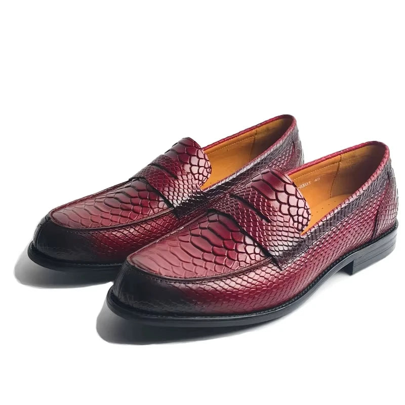 Men's Genuine Leather Penny Loafers | Classic Handcrafted Comfort Style 3
