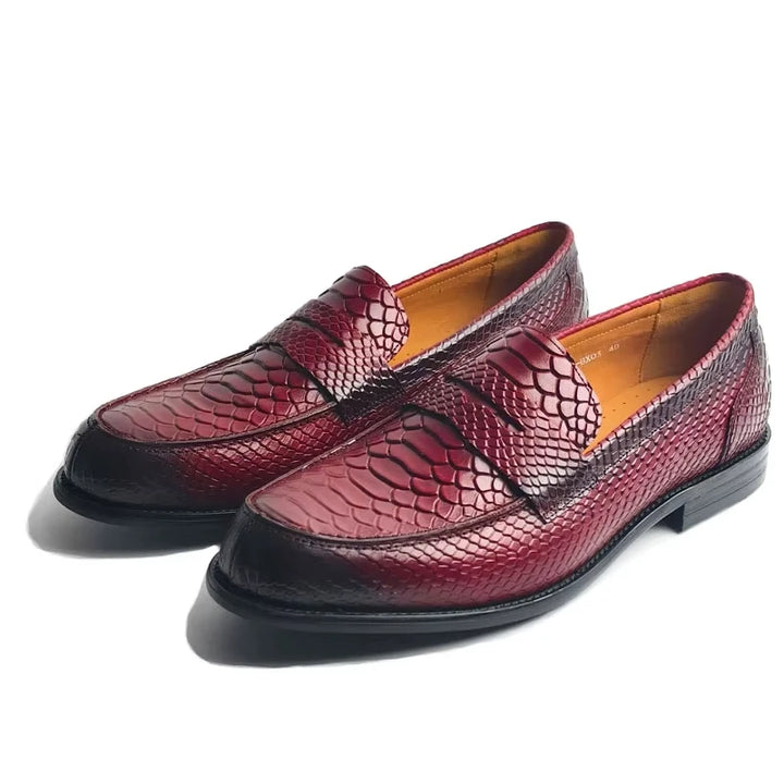 Men's Genuine Leather Penny Loafers | Classic Handcrafted Comfort Style 3