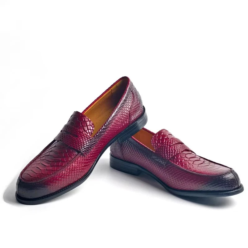 Men's Genuine Leather Penny Loafers | Classic Handcrafted Comfort Style 4