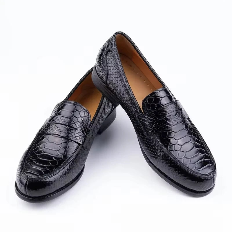 Men's Genuine Leather Penny Loafers | Classic Handcrafted Comfort Style 5