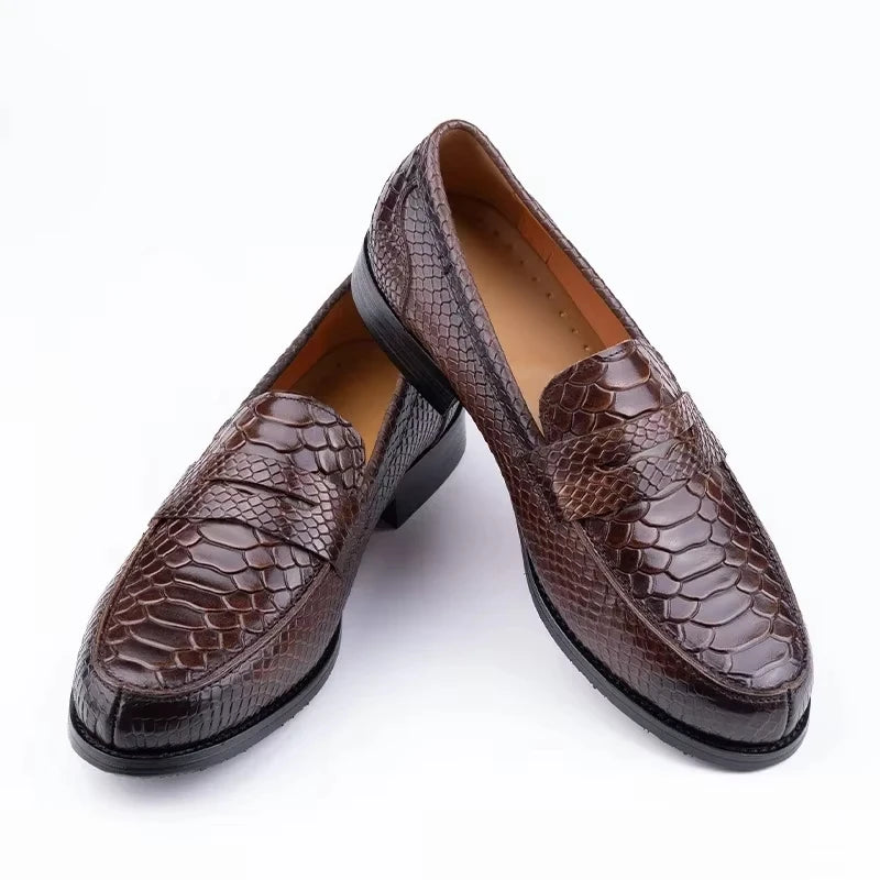 Men's Genuine Leather Penny Loafers | Classic Handcrafted Comfort Style 6