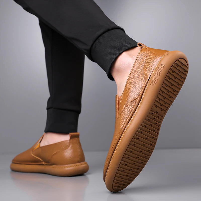 Men's Genuine Leather Penny Loafers | Refined Comfort Style 2