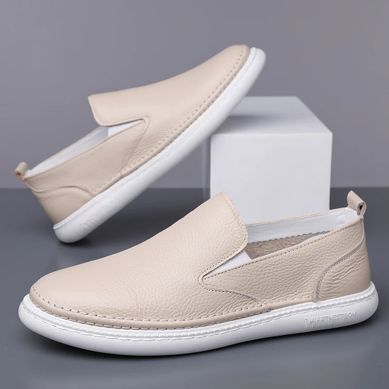 Men's Genuine Leather Penny Loafers | Refined Comfort Style 4