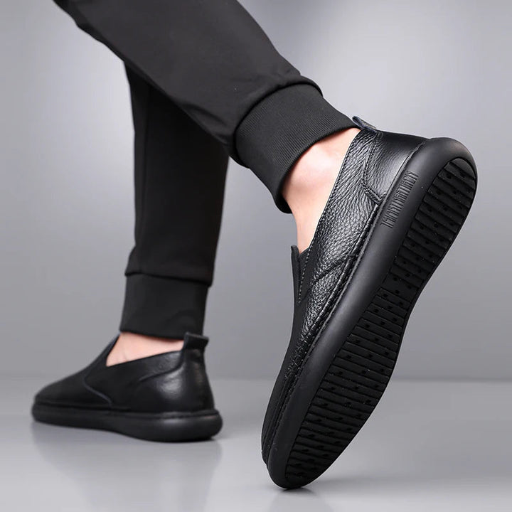Men's Genuine Leather Penny Loafers | Refined Comfort Style 8