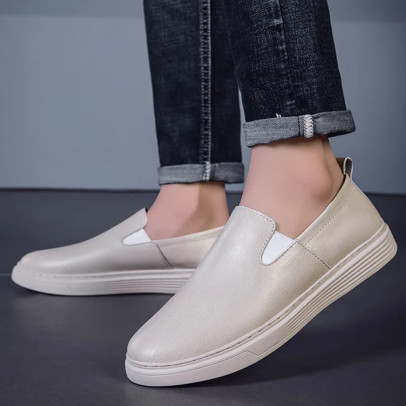 Men's Genuine Leather Penny Loafers | Soft Sole Comfort Design 3