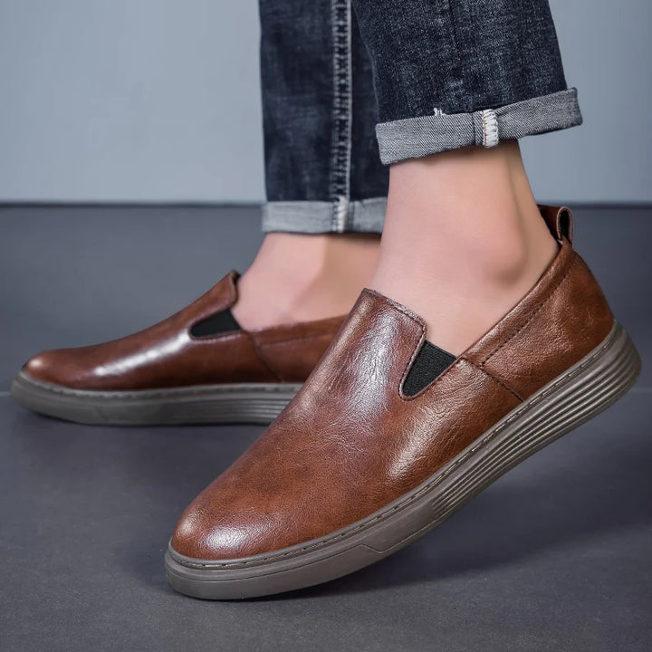 Men's Genuine Leather Penny Loafers | Soft Sole Comfort Design 5