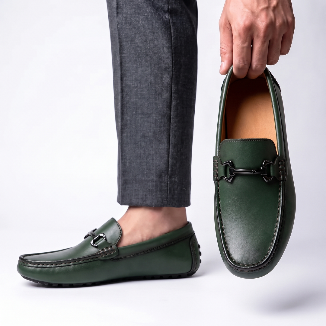 Men's Genuine Leather Penny Loafers | Timeless Breathable Comfort Design 1