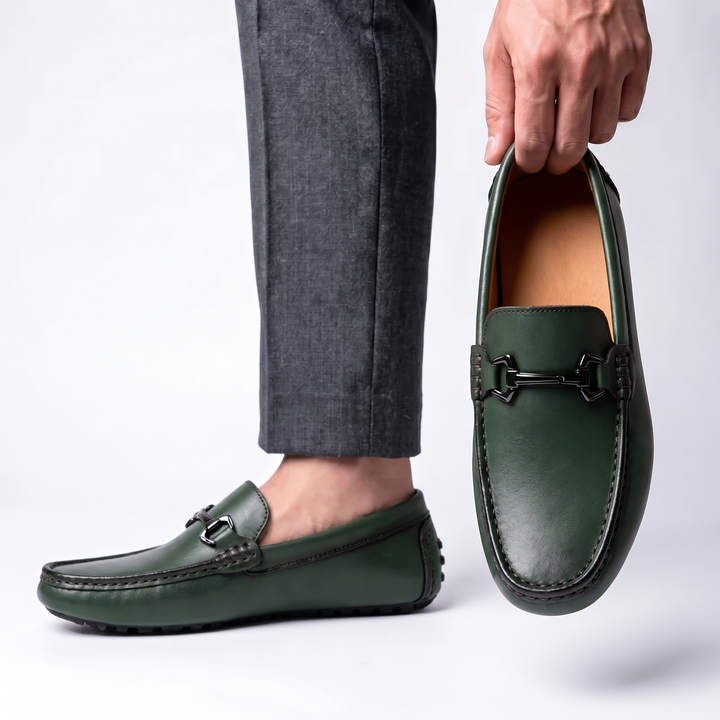 Men's Genuine Leather Penny Loafers | Timeless Breathable Comfort Design 1