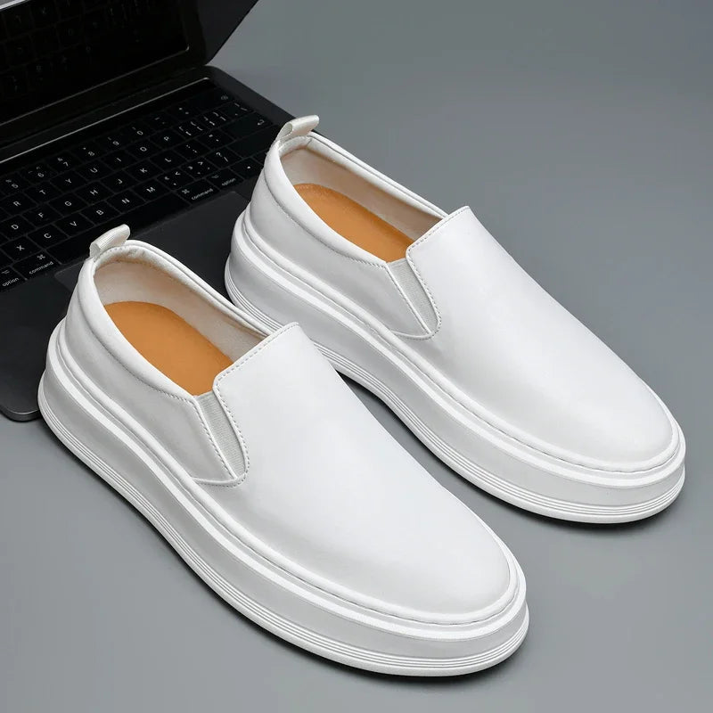 Men's Genuine Leather Slip-On Loafers | Refined All-Day Comfort Design 2