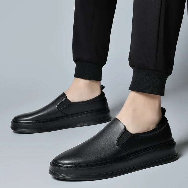Men's Genuine Leather Slip-On Loafers | Refined All-Day Comfort Design 3