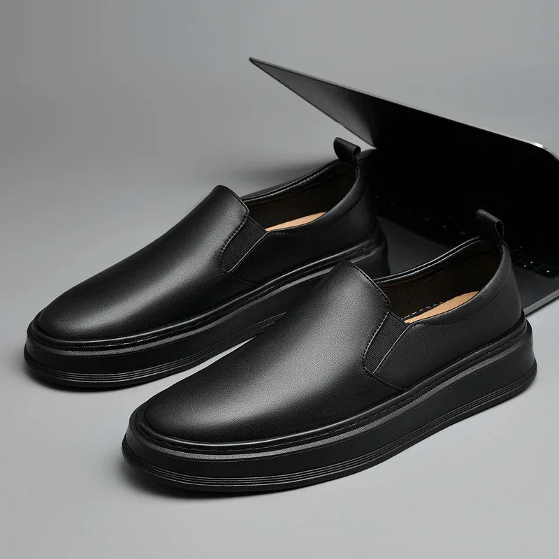 Men's Genuine Leather Slip-On Loafers | Refined All-Day Comfort Design 4