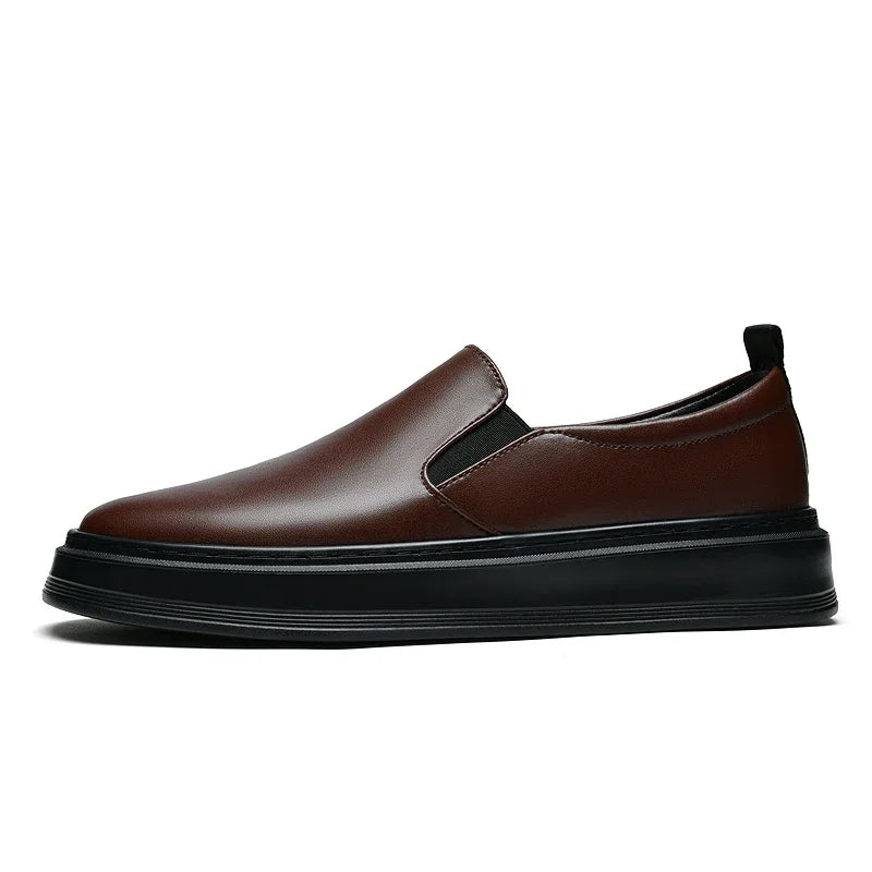 Men's Genuine Leather Slip-On Loafers | Refined All-Day Comfort Design 8