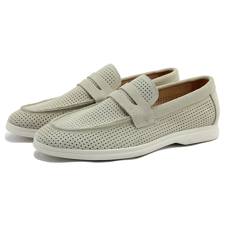 Men's Genuine Leather Slip-On Loafers | Refined Summer Office Essential 6