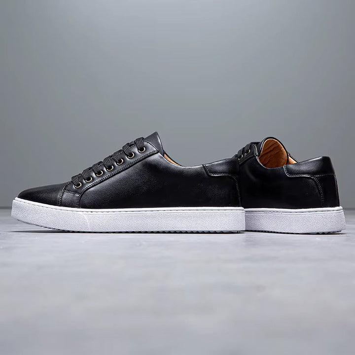 Men's Genuine Leather Sneakers | Refined All-Day Comfort Fit 8