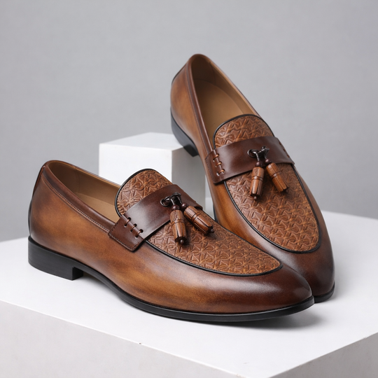 Men's Genuine Leather Tassel Shoes | Refined Everyday Essential 0