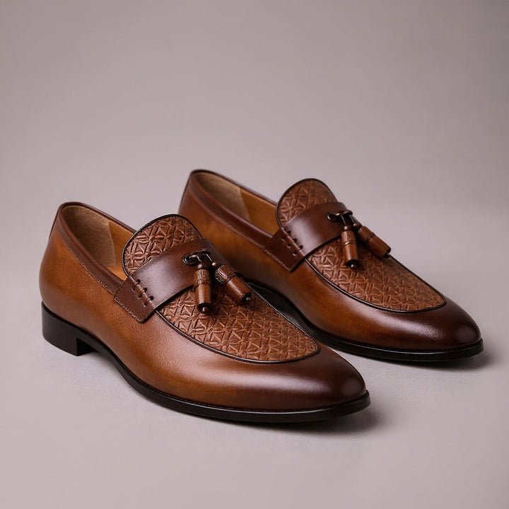 Men's Genuine Leather Tassel Shoes | Refined Everyday Essential 1