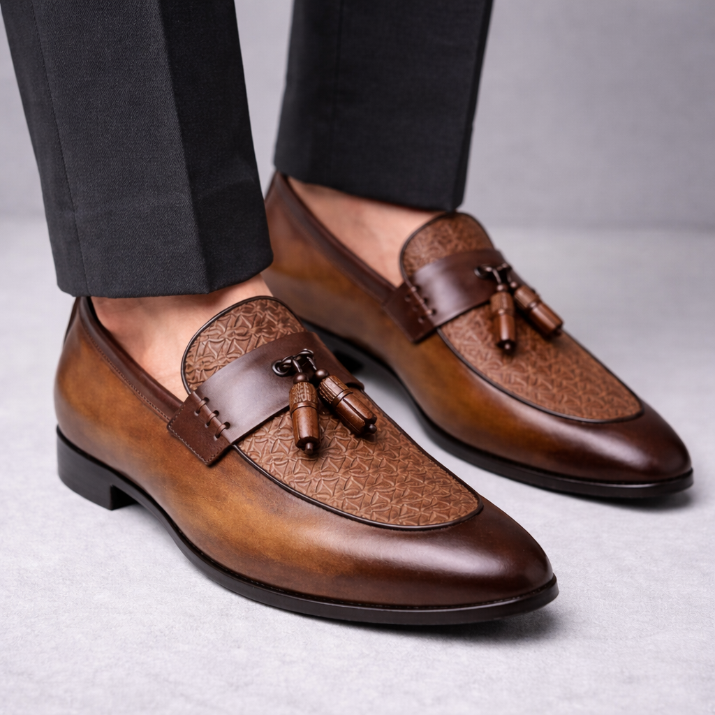 Men's Genuine Leather Tassel Shoes | Refined Everyday Essential 2