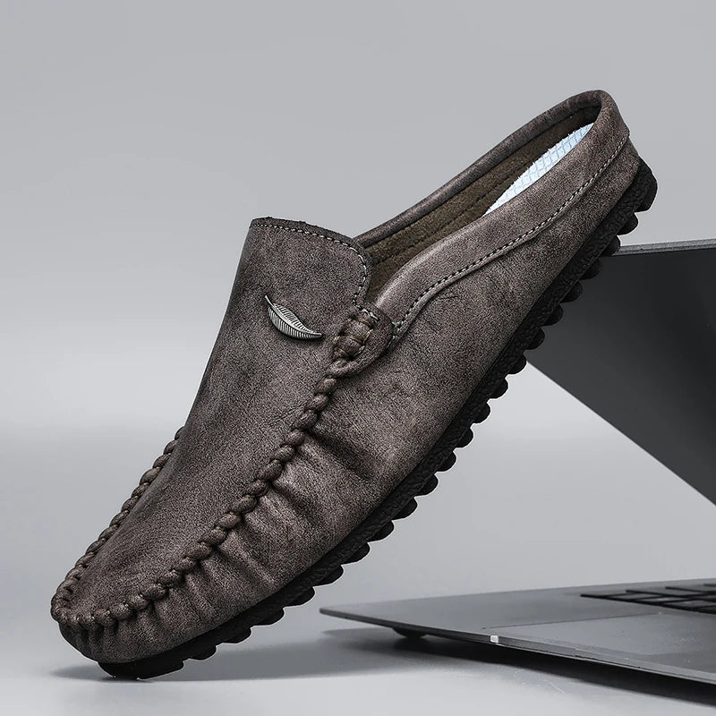 Men's Handmade Leather Loafers | Breathable Comfortable Casual Flats