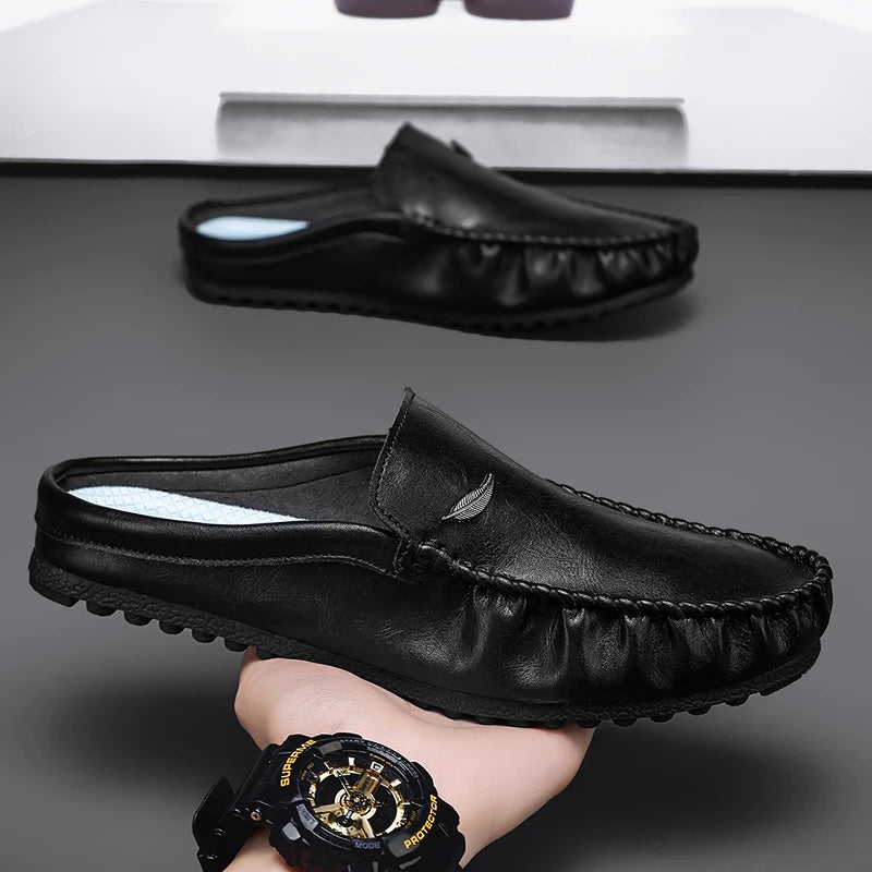 Men's Handmade Leather Loafers | Breathable Comfortable Casual Flats