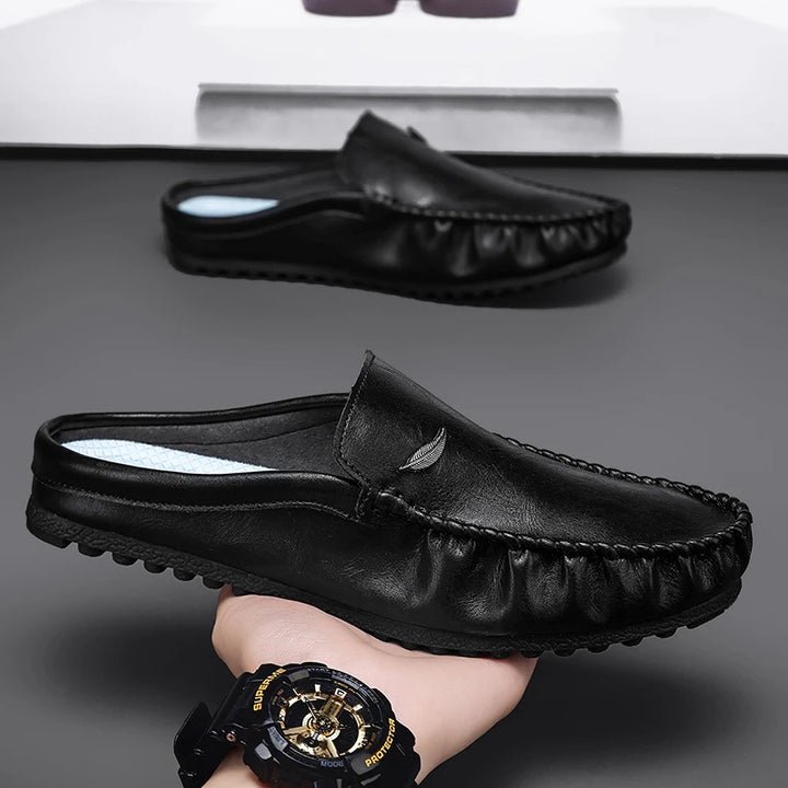 Men's Handmade Leather Loafers | Breathable Comfortable Casual Flats