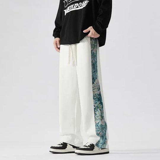 Men's Heavyweight Cotton Blend Vintage Sweatpants | Effortless Heritage Comfort Fit 0