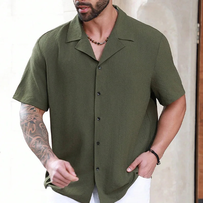 Men's Ice Breathable Casual Shirt | Lightweight Summer Comfort Fit