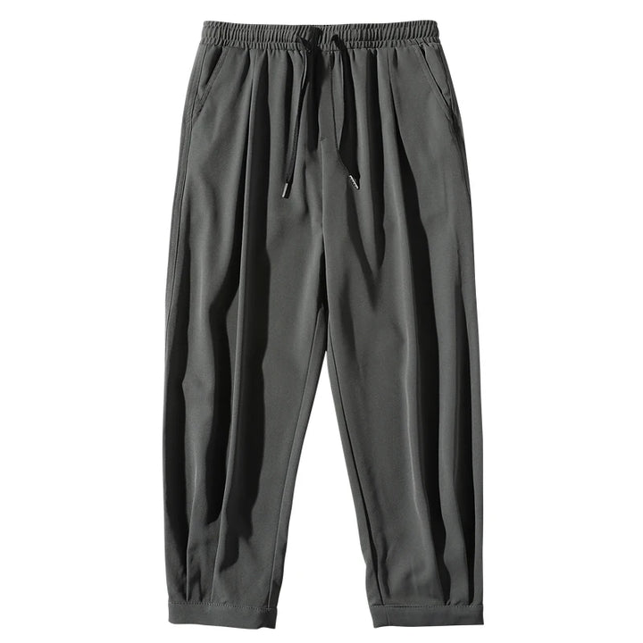 Men's Ice Silk Ankle-Length Pants | Lightweight Breathable Comfort Fit 4