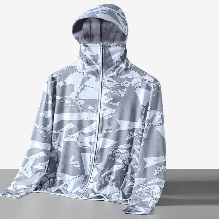 Men's Ice Silk Camouflage Long Sleeve Fishing Shirt | Lightweight UV Protection Comfort 3