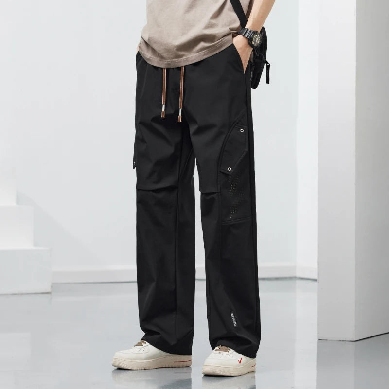 Men's Ice Silk Cargo Pants | Lightweight Breathable Comfort Fit | Plus Size Available 4