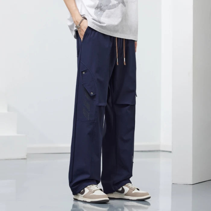 Men's Ice Silk Cargo Pants | Lightweight Breathable Comfort Fit | Plus Size Available 6