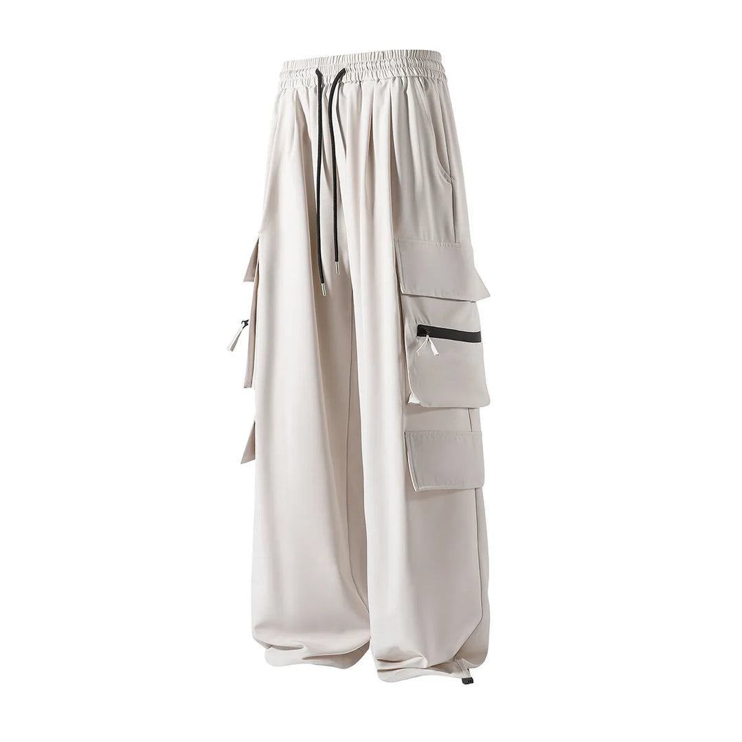 Men's Ice Silk Cargo Pants | Lightweight Waterproof Comfort Fit | Casual Versatile Design 2