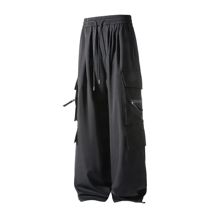 Men's Ice Silk Cargo Pants | Lightweight Waterproof Comfort Fit | Casual Versatile Design 4