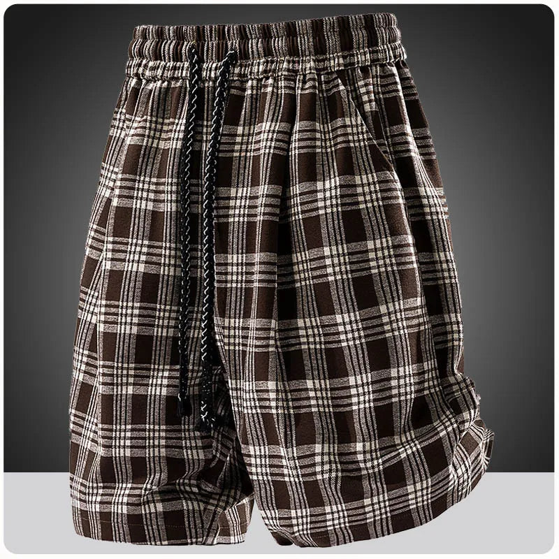 Men's ice silk cargo shorts with lightweight pocket storage