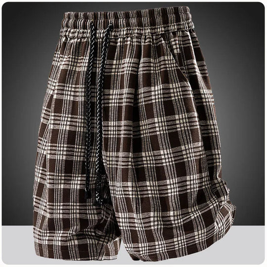 Men's ice silk cargo shorts with lightweight pocket storage