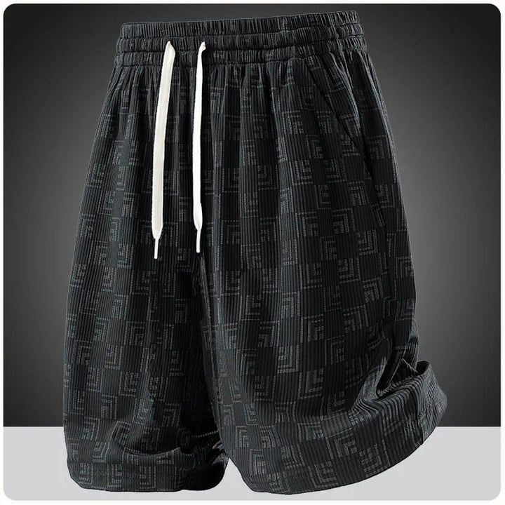 Men's ice silk cargo shorts with lightweight summer feel