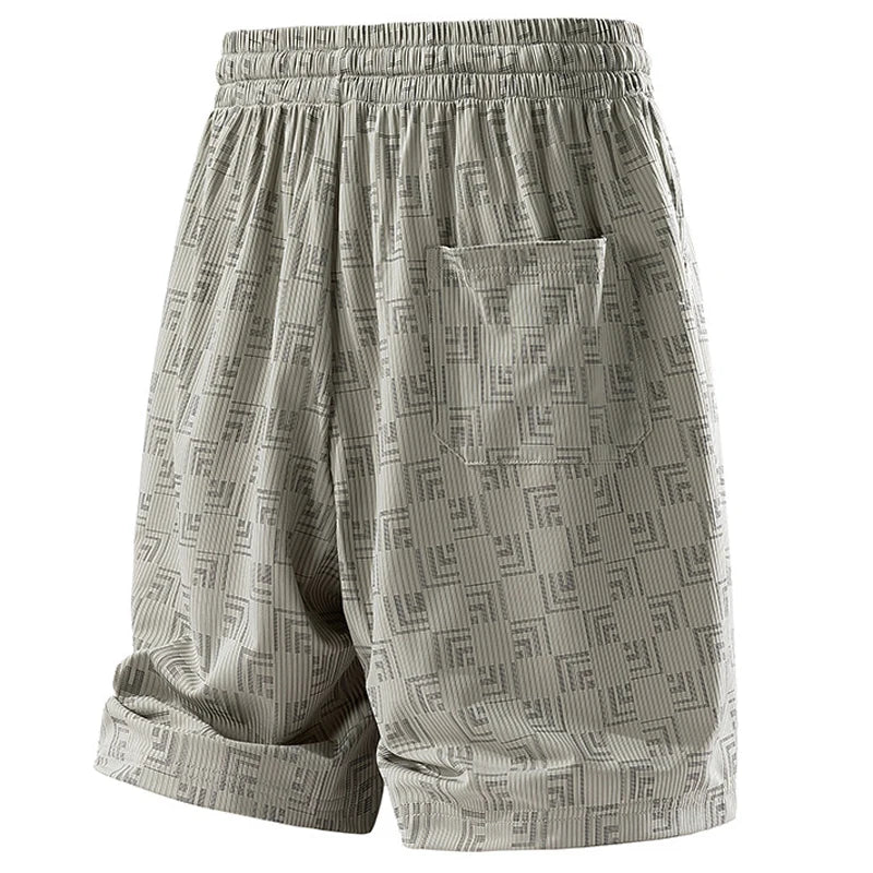 Men's Ice Silk Cargo Shorts | Lightweight Breathable Summer Essential 4