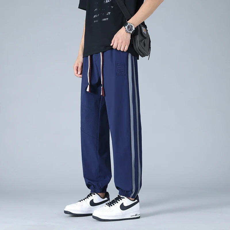 Men's Ice Silk Jogger Pants | Lightweight Stretch Comfort Fit 3